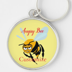 Angry Bee Thunder_Cove Sleutelhanger