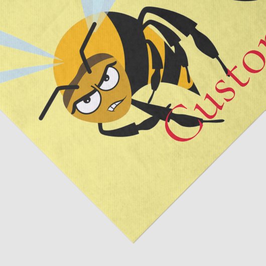 Angry Bee Thunder_Cove Tissuepapier (Detail)