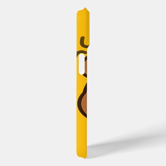 Angry Beer Cartoon – Fierce Animal Phone Case Desi (Achterkant / Rechts)