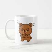 Angry Beer – Fierce Animal Coffee Mok / Tea Cup (Links)