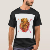 Angry Beer T-shirt – Laat je wilde kant los (Voorkant)