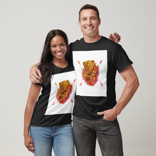 Angry Beer T-shirt – Laat je wilde kant los (Unisex)