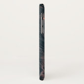 Angry Beer Teeth Black Beer Growl Case-Mate iPhone Case (Achterkant/links)