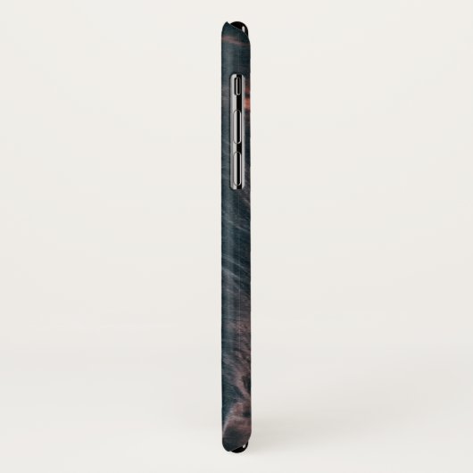 Angry Beer Teeth Black Beer Growl Case-Mate iPhone Case (Achterkant/links)