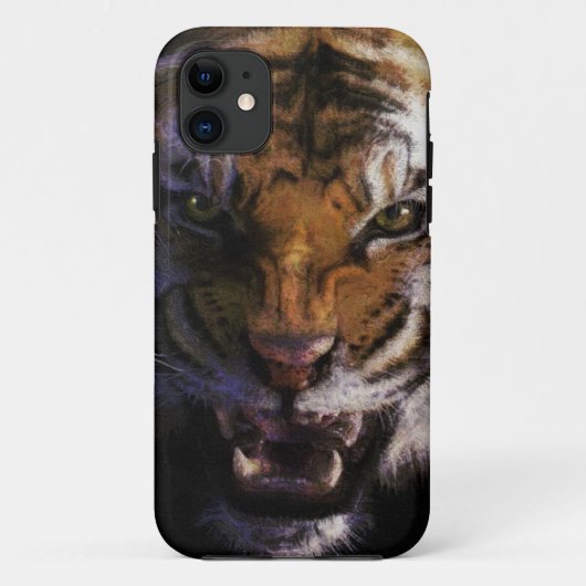 Angry Bengal Tijger Big Cat Wildlife iPhone 5 Hoes (Achterkant)