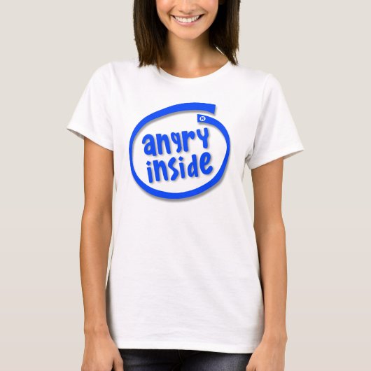 Angry binnenzijde t-shirt (Voorkant)