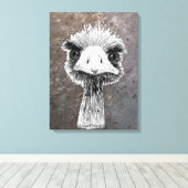 Angry Bird Canvas Afdruk (Insitu (Houten vloer))