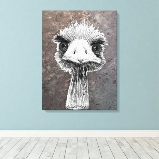 Angry Bird Canvas Afdruk (Insitu (Houten vloer))