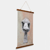 Angry Bird Hangend Wandkleed (Gebogen)