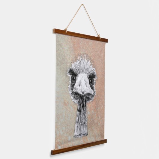 Angry Bird Hangend Wandkleed (Gebogen)