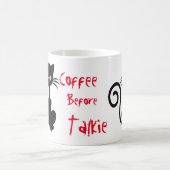 Angry Black Cat Gezegden Koffiemok (Center)