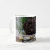 Angry Black Cat Koffiemok (Voorkant links)