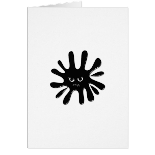 Angry Black Paint Splatter (Voorkant)