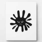 Angry Black Paint Splatter Fotoplaat (Voorkant)