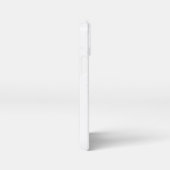 Angry Black Wolf in sneeuw, wilde winter iPhone Hoesje (Rechterkant)