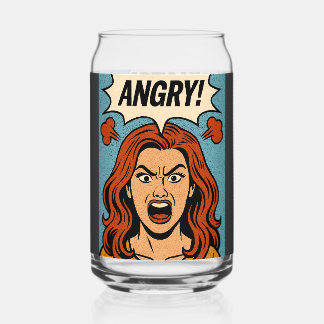 angry  blikvorm glas