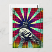 Angry Briefkaart Pigeon (Voorkant / Achterkant)