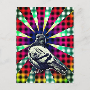Angry Briefkaart Pigeon
