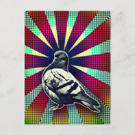 Angry Briefkaart Pigeon