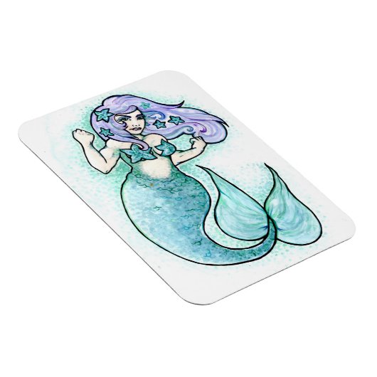 Angry buff-zeemeermin magneet (Rechterzijde)