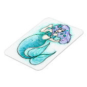 Angry buff-zeemeermin magneet (Linkerzijde)