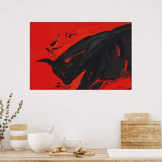 Angry Bull 2 Poster (Keuken)