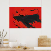 Angry Bull Poster (Keuken)