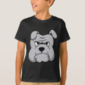Angry bulldog t-shirt (Voorkant)