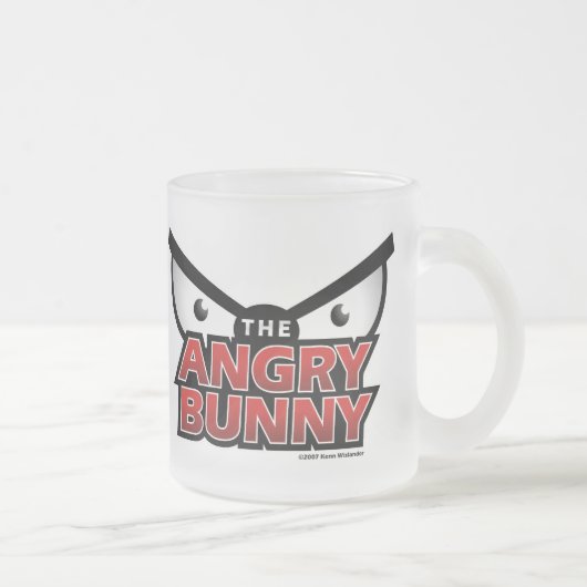 Angry Bunny Abstracte Logo Mok (Rechts)