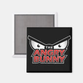 Angry Bunny Abstracte magneet (Voorkant / Achterkant)
