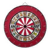 Angry Bunny Dart Board Dartbord (Voorkant)