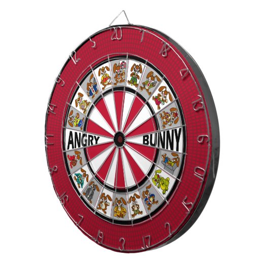 Angry Bunny Dart Board Dartbord (Voorkant Rechts)