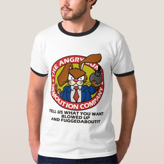 Angry Bunny Demolition Shirt 1 (Voorkant)