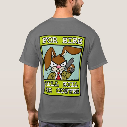 Angry Bunny Draag 6 T-shirt (Achterkant)