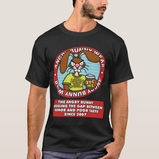 Angry Bunny Draag shirt 2 (Voorkant)
