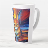 Angry Bunny Latte Mok (Rechterhoek)