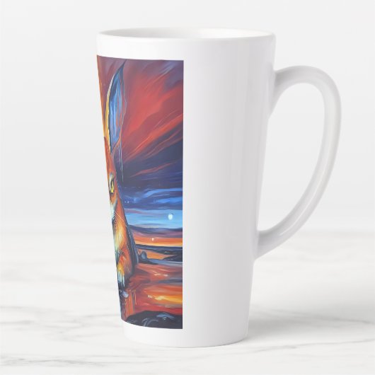 Angry Bunny Latte Mok (Rechts)