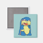 Angry Bunny Magnet (Voorkant / Achterkant)