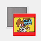 Angry Bunny Magnet 5 (Voorkant / Achterkant)