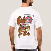 Angry Bunny No Stomme Mensen 2 T-shirt (Achterkant)
