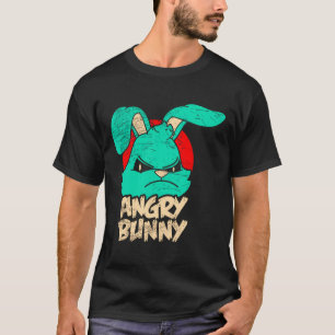 Angry Bunny Rabbit Lovers Cute Bunnies Happy Easte T-shirt