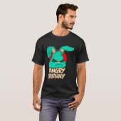 Angry Bunny Rabbit Lovers Cute Bunnies Happy Easte T-shirt (Voorkant volledig)