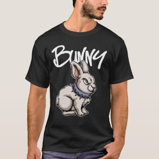 Angry Bunny streetwear  T-shirt (Voorkant)