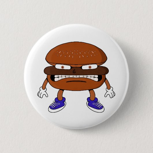 Angry Burger Ronde Button 5,7 Cm (Voorkant)
