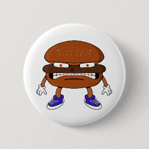 Angry Burger Ronde Button 5,7 Cm