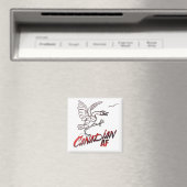 Angry Canada Goose Canadian AF sticker Magneet (Insitu (Vaatwasser))