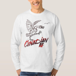 Angry Canada Goose Canadian AF T-shirt