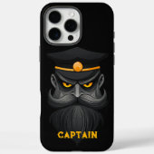 Angry Captain Black Case-Mate iPhone Case (Achterkant)