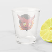 Angry Carl Shot Glass Shot Glas (Achterkant)