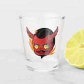 Angry Carl Shot Glass Shot Glas (Voorkant)